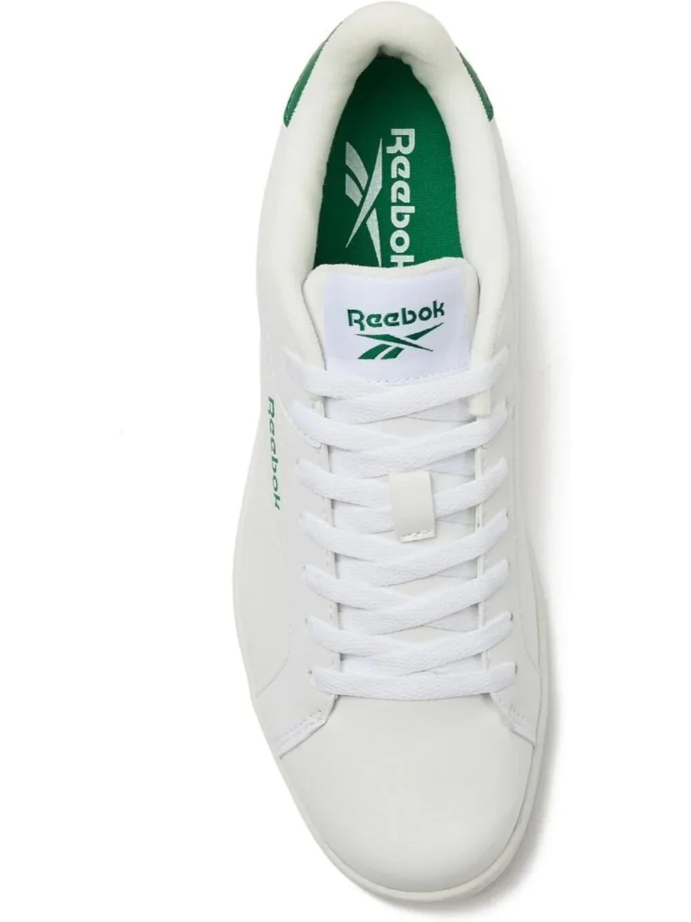 Men's White Green Tennis Shoes Casual Lace Up High Top Athletic Running Sneaker